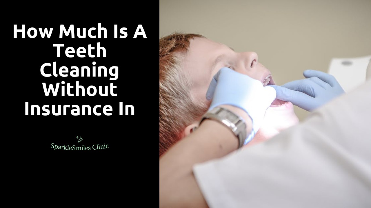 How much is a teeth cleaning without insurance in US?